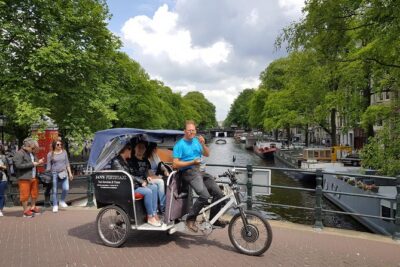 2.5 hours Amsterdam Pedicab Tour - 2 hours of highlights: how the route actually plays out