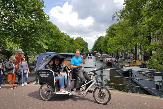 2.5 hours Amsterdam Pedicab Tour - 2 hours of highlights: how the route actually plays out