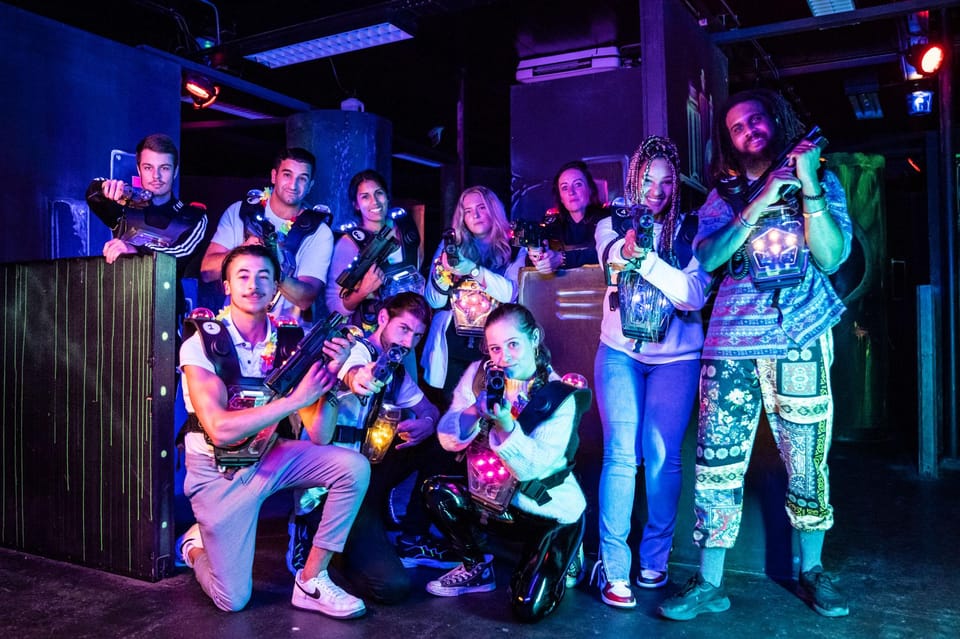 Aloha Amsterdam: Laser Tag Experience - Laser tag under a bridge: the setting that makes it feel like a real mission