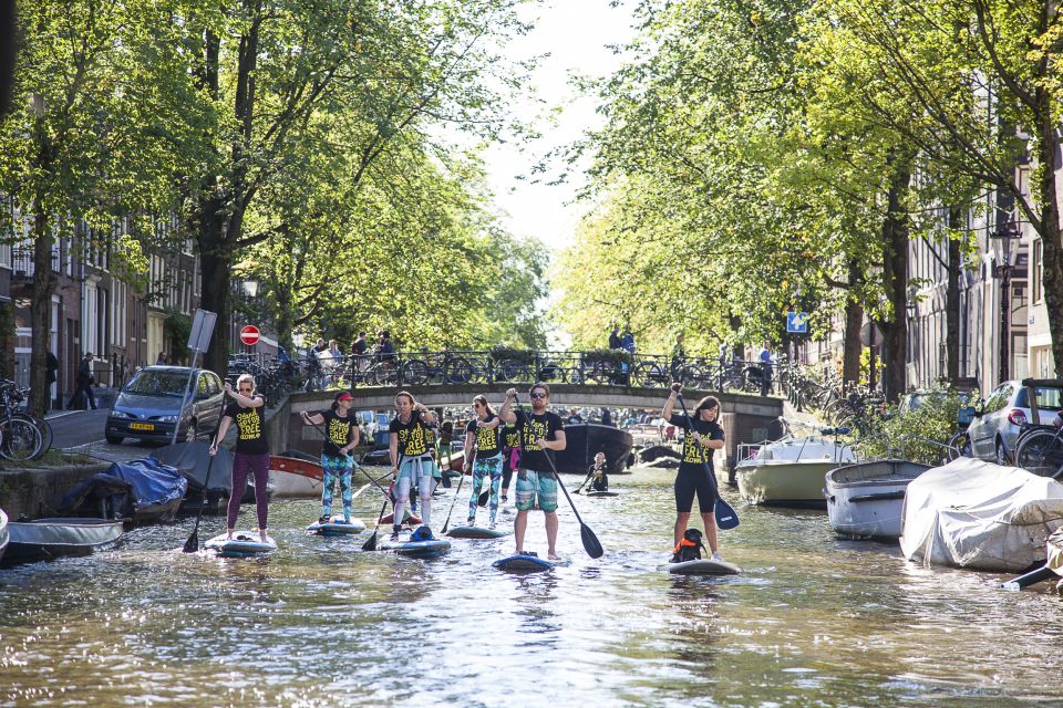 Amsterdam: 2-Hour Stand Up Paddle Board Tour - From “get comfortable” to real canal cruising