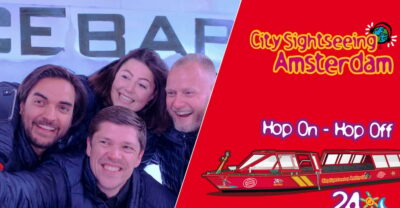 Amsterdam: 24-Hour Hop-On Hop-Off Boat and XtraCold Icebar - Onboard GPS Audio Guide and Wi‑Fi: Making Stops Actually Useful