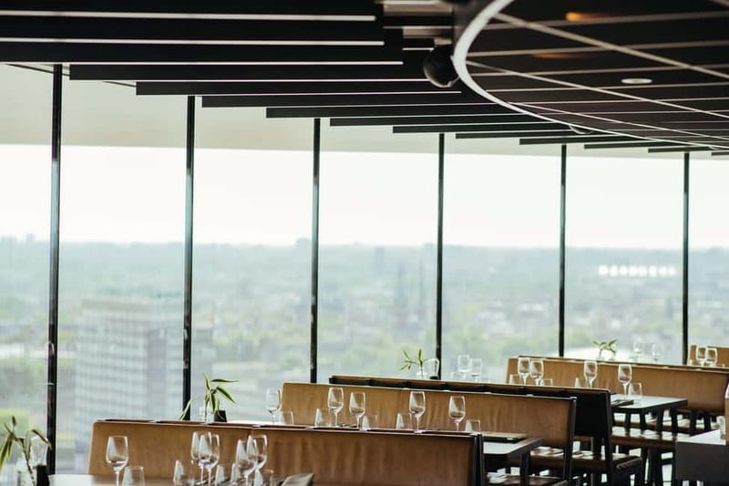 Amsterdam: A'DAM Lookout with Revolving Restaurant Moon - The interactive exhibition and audio tour that actually helps you look