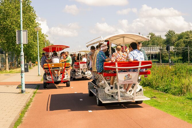 Amsterdam Beer Bike Blast Private Tour - With Beer On Tap - Meet at Rhoneweg 1: simple start, easy finish