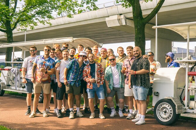 Amsterdam Beer Bike Blast Private Tour - With Beer On Tap - Games, drinks, and the kind of guide who runs the room