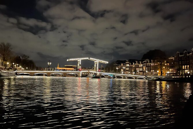 Amsterdam Evening Cosy & Small Cruise & Drinks and Bites - Sunset - What You’ll See After Sunset: Canal Houses, Neighborhoods, and Lit Bridges