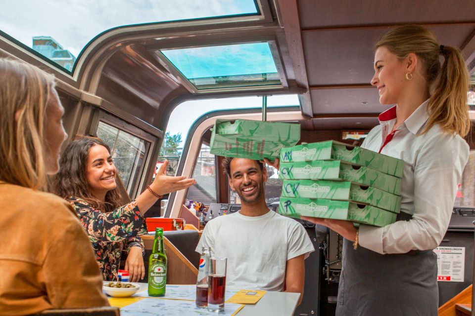 Amsterdam: Evening Pizza Cruise Along the Canals - On-Board Stories: Captain, Host, and How Much You’ll Hear
