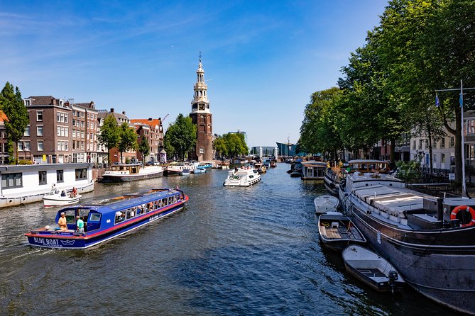 Amsterdam Family-Friendly Canal Cruise with Snackbox Option - Major landmarks from the water: Westerkerk and Amsterdam Centraal