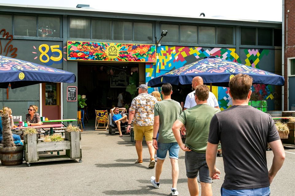 Amsterdam: Guided Craft Beer Brewery Bus Tour with Tastings - Stop 1 at Oedipus Brewing: First Tastes and Beer-Spotter Energy