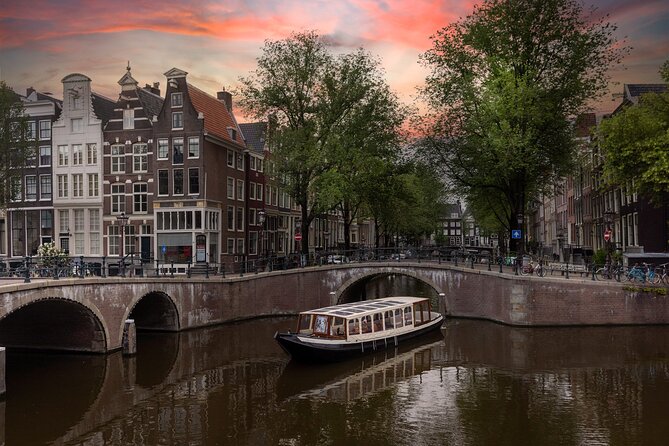 Amsterdam Historic Tour On Classic Saloon Boat - Your Route in About an Hour: From Skinny Bridge to the Amstel Story
