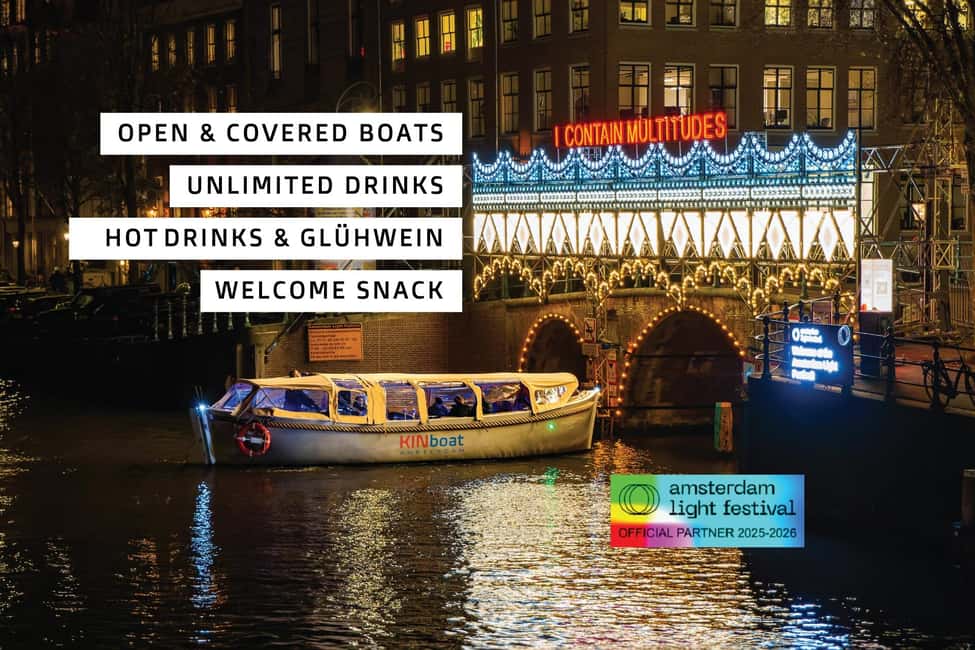 Amsterdam: Light Festival Boat Tour with Warm Drinks - What’s included (and how it adds real value at $31)