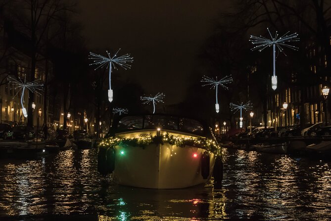 Amsterdam Light Festival: Canal Cruise + Bite & Unlimited Drinks - Key things to know before you go