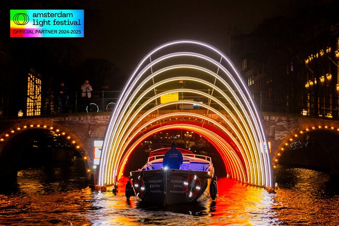 Amsterdam Light Festival Canal Cruise + Unlimited Drinks Option - Your 75-Minute Route: What You’ll See and How It Flows