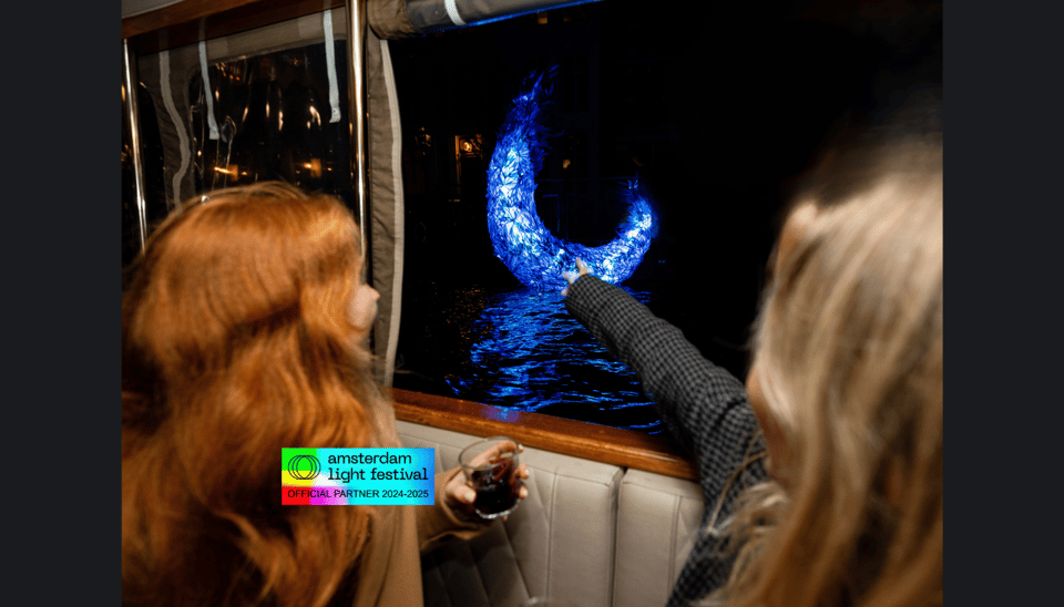 Amsterdam: Light Festival Cruise With Drinks & Snacks - Boarding near Amsterdam Central: find the crew and get settled fast