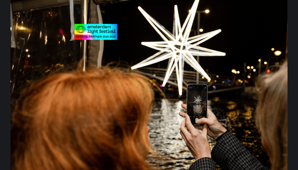 Amsterdam: Light Festival Cruise With Drinks & Snacks - The Light Festival route: what each canal stretch brings
