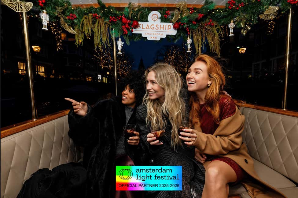 Amsterdam: Light Festival Heated Cruise with Drinks Option - Heated Boat Comfort: What You Gain by Staying Out of the Wind