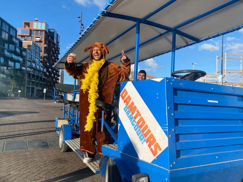 Amsterdam: MIXED - Beer & Bubbles Bike Tour - Route reality check: Amsterdam’s outskirts, photo stops, and industrial vibes