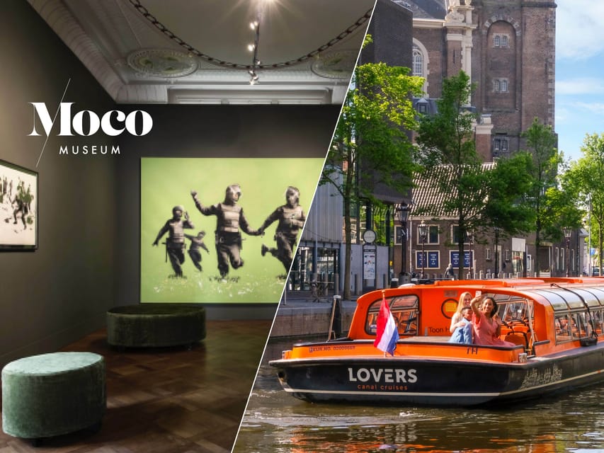 Amsterdam: Moco Museum Entry Ticket and Canal Cruise - Key things to know before you go