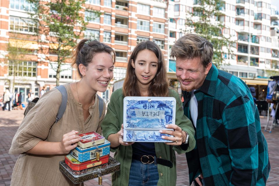 Amsterdam: "Operation 45 " Treasure Hunt Walking Tour - The backpack puzzle system: clues hidden in Amsterdam’s architecture