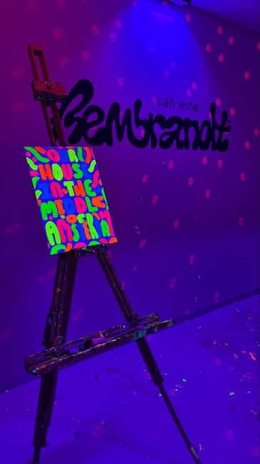 Amsterdam: Paint and Sip in the Dark at Rembrandt van Wine - Key highlights worth your attention