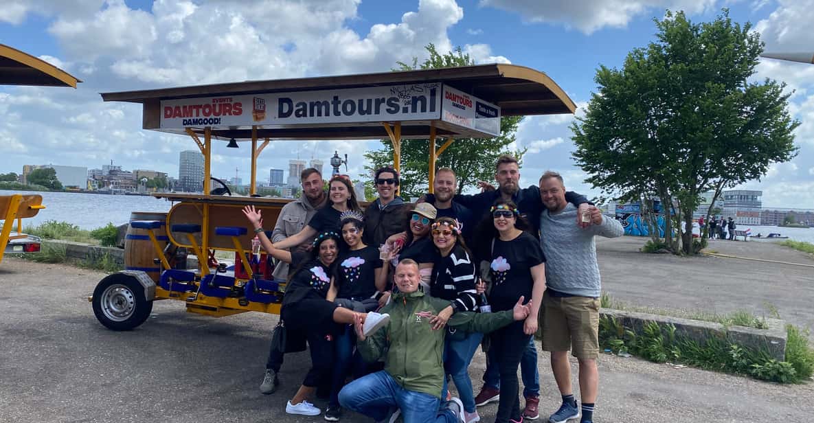 Amsterdam: Party Bike Tour with Beer - Unlimited Beer, Prosecco, and the Sober-Driver Idea That Actually Works