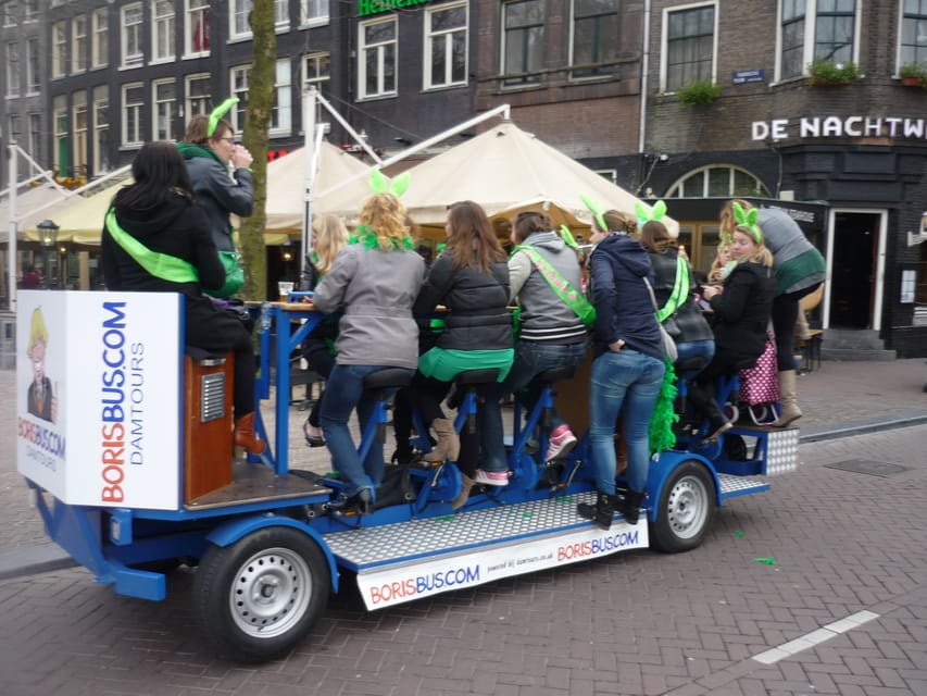 Amsterdam: Party Bike Tour with Beer - Electric-Assisted Peddle Bars: How the Ride Feels for Different Energy Levels
