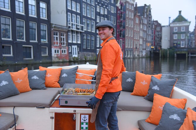 Amsterdam Private BBQ and Drinks Cruise With Onboard Chef - A chef on board while you pass NEMO-style science sights