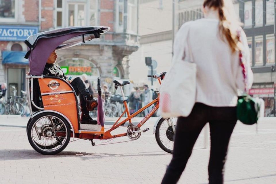 Amsterdam: Private Guided City Tour by Pedicab - The Route: From Damrak to the Canal Ring, with Stops That Make Sense