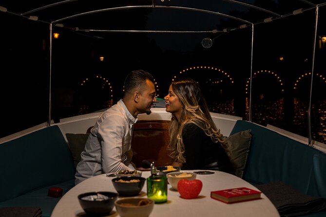 Amsterdam: Private Romantic Evening Canal Cruise + Bubbles/Snacks - What’s included: Prosecco, Dutch snacks, and the little touches that matter