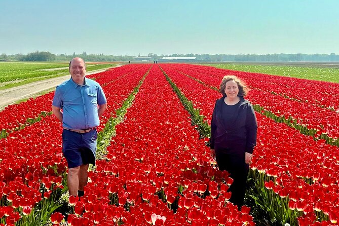 Amsterdam Private Tour to Keukenhof, Tulip Fields and Windmills - Tulip fields and extra detours: small towns, beaches, and better photo timing