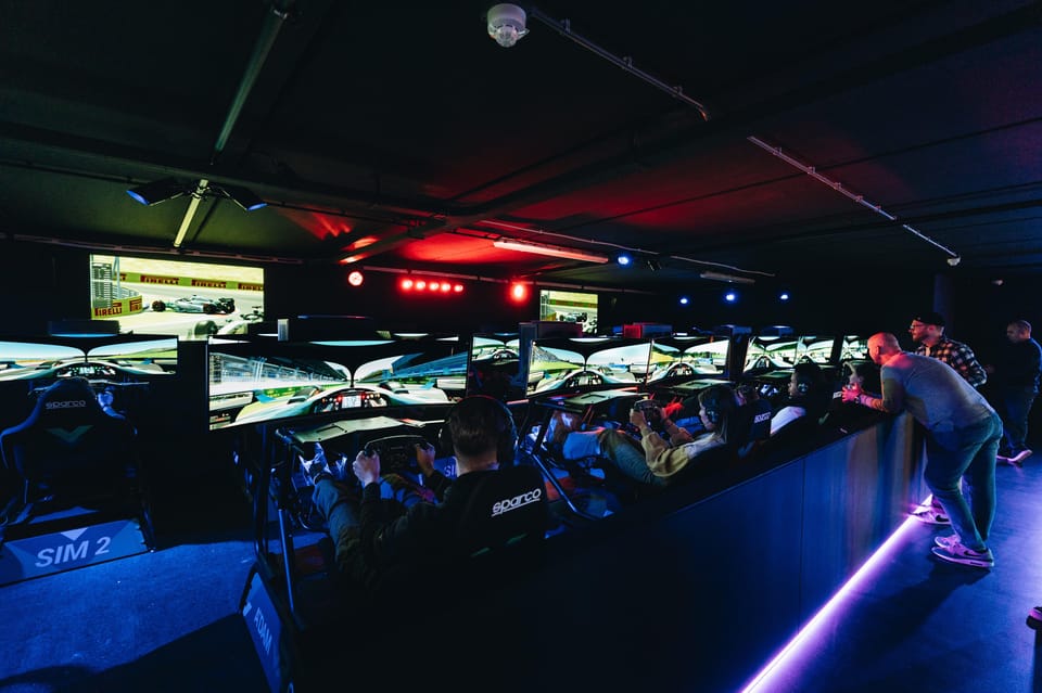 Amsterdam: Racing Experience at A'DAM VR Game Park (no VR) - F1-style sim racing at A’DAM VR, without the VR part