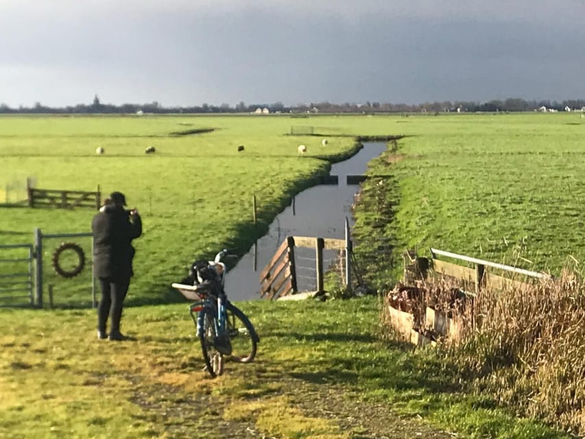 Amsterdam: Rainbow Rural Bike Tour With Local Gay Guide - The abandoned harbor and its murals: where industry meets art