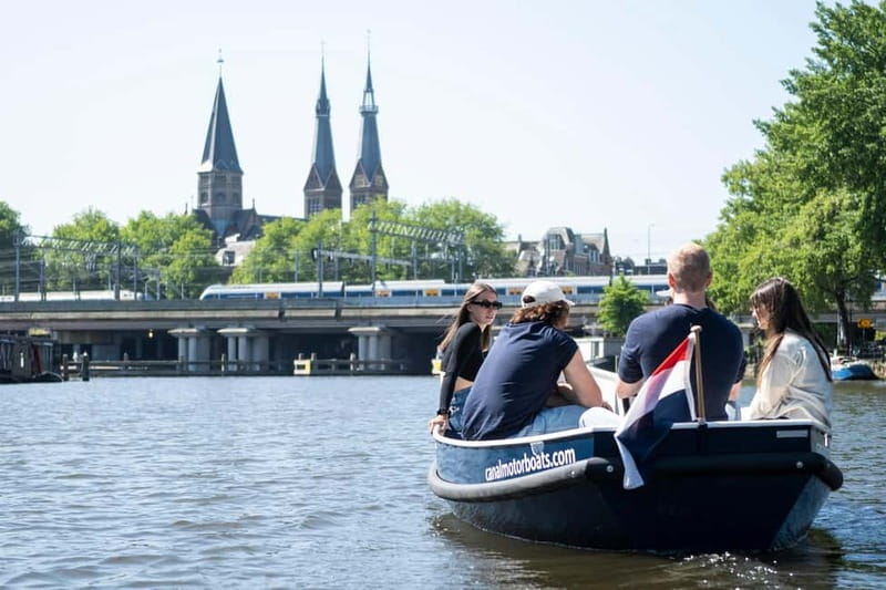 Amsterdam: Self-Drive Boat Rental - Amsterdam from the water, with you in control