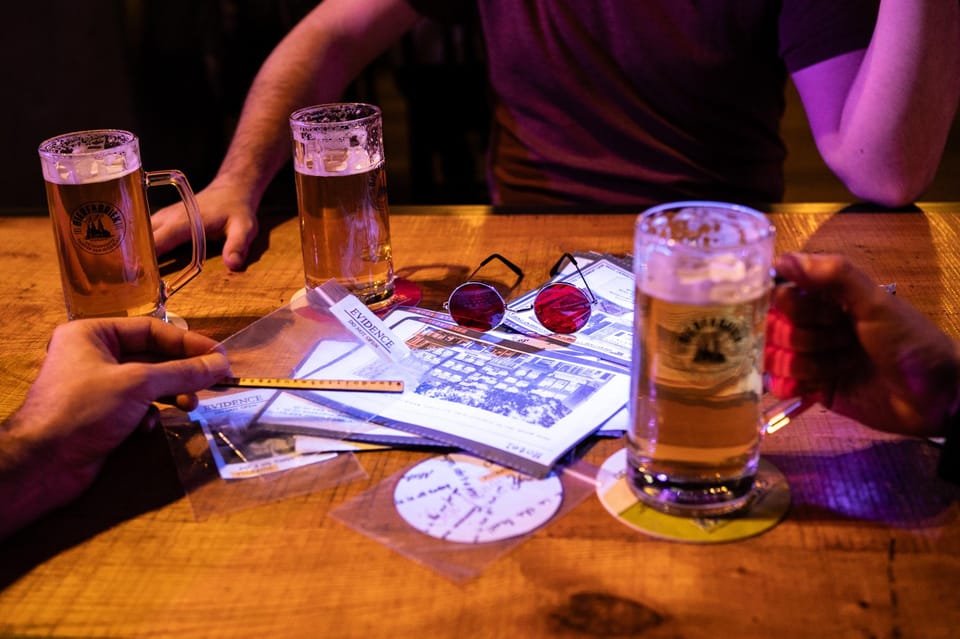 Amsterdam: Self-guided Red Light District Pub Crawl Mystery - Starting at Bierfabriek off Rokin: where the story clock starts
