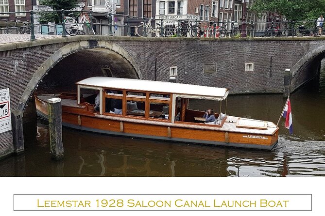 Amsterdam small-group canal cruise in 1920s saloon boat - Price and time: does $72 make sense?