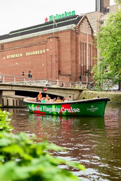 Amsterdam: The Heineken Flagship Canal Cruise - Where you board by the Rijksmuseum canal dock