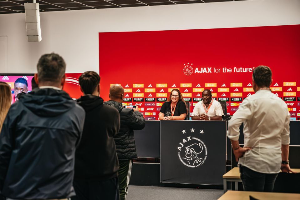 Amsterdam: VIP Johan Cruijff ArenA Tour with Drink and Scarf - The Ajax Dressing Room Stop: Where Match-Day Routine Starts