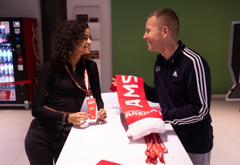 Amsterdam: VIP Johan Cruijff ArenA Tour with Drink and Scarf - Skybox Views and Your Included Drink: Best Use of the 2 Hours