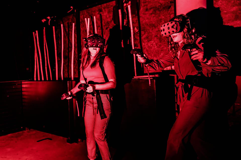 Amsterdam: VR Game Park Free-Roaming Experience - Picking Your Game: Zombies, Pirates, and Ghost Patrol