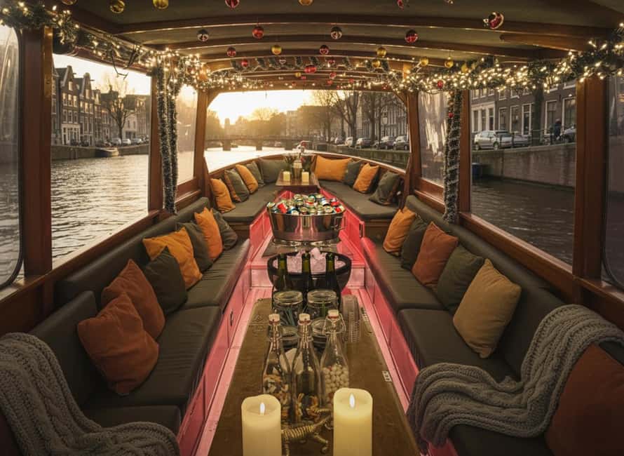 Amsterdam:1.5-Hour Canal Cruise local Guide, Drinks & Snacks - The Route: What You’ll See as the Boat Passes Amsterdam’s Big Names