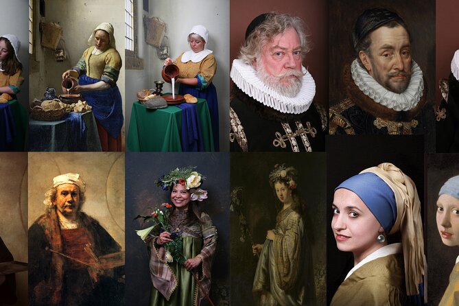 Become a Dutch Art Piece Photo Shoot in Amsterdam - Single Portrait - Your print is included: good value, but read the fine print