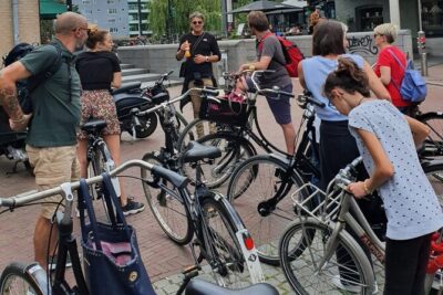 Bike tour in Amsterdam with an Italian guide - Jordaan and the Anne Frank area: small streets, big stories