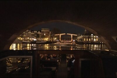 Evening Canal Cruise in Amsterdam with Wine & Cheese Option - The canal sights you’ll clock fast: Westerkerk, Centraal, and A’DAM LOOKOUT