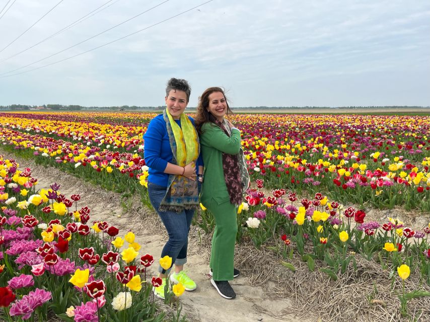 Keukenhof, Tulip Farm, Flower Fields & Windmills - Zaanse Schans: Dutch Heritage, Old Manufacturing, and Working Mills