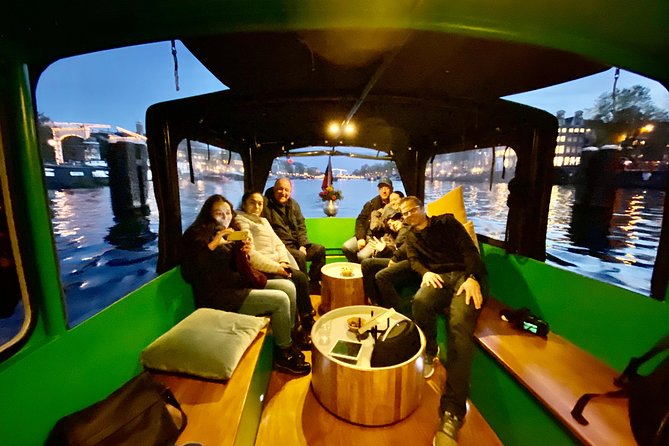 Light Event Amsterdam by small boat, 8 passengers max! You won't find any better - Amsterdam Light Festival from the water: the real magic happens at night