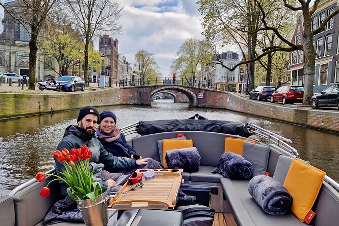 Private 90 Minute Amsterdam Canal Belt Exploration Cruise - Reguliersgracht and the Seven Bridges view from below the arches