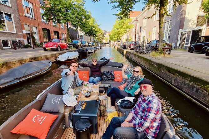 Private 90 Minute Amsterdam Canal Belt Exploration Cruise - Westerkerk, Skinny Bridge, and the last stretch back to the Amstel