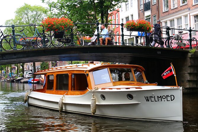 Private Champagne Canal Cruise in Amsterdam - Champagne, snacks, and the semi-open bar that keeps things relaxed