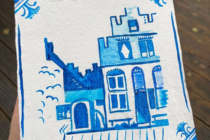 Private Souvenir Creation in Dutch Delft Blue from Netherlands - Painting your own tile: beginner-friendly, with real attention to detail