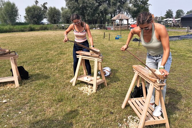 Private Workshop for Wooden Shoe Making in Simonehoeve - Entering the Simonehoeve setup in Katwoude