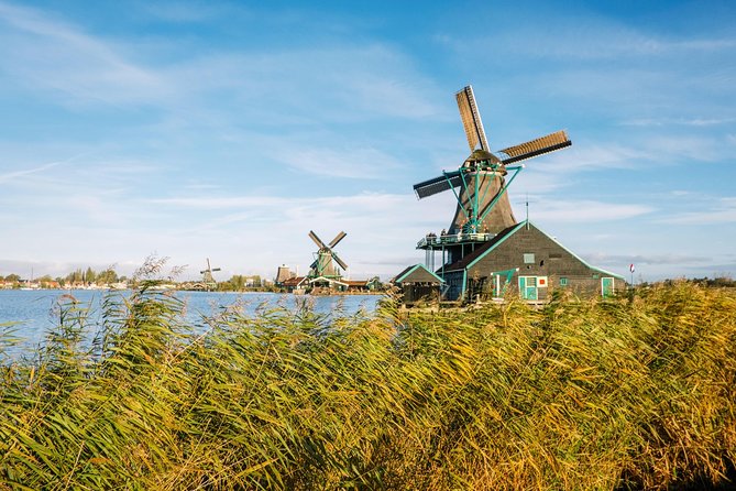 Windmill Tour from Amsterdam, Including Volendam & Marken - Zaanse Schans windmills: green houses, real workshops, and one inside visit